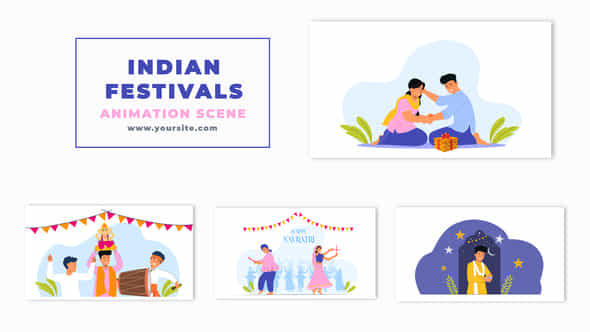 Indian Traditional Festivals - VideoHive 47275608