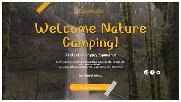 Camping Slideshow - VideoHive 54783945