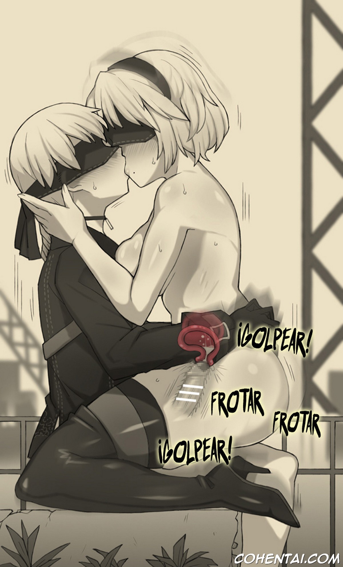 2B 9S (NieR:Automata) xxx comics manga porno doujin hentai español sexo 