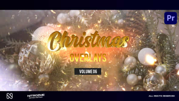 Christmas Overlays Vol 06 For Premiere Pro - VideoHive 49585409