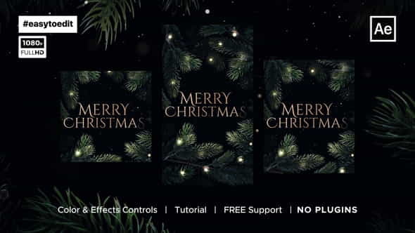 Christmas Wishes Instagram Stories - VideoHive 34991862