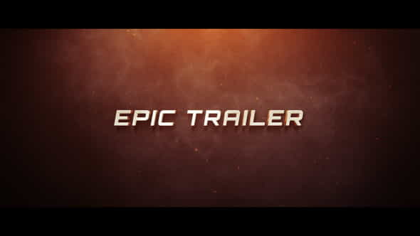 Epic Trailer - VideoHive 22845058