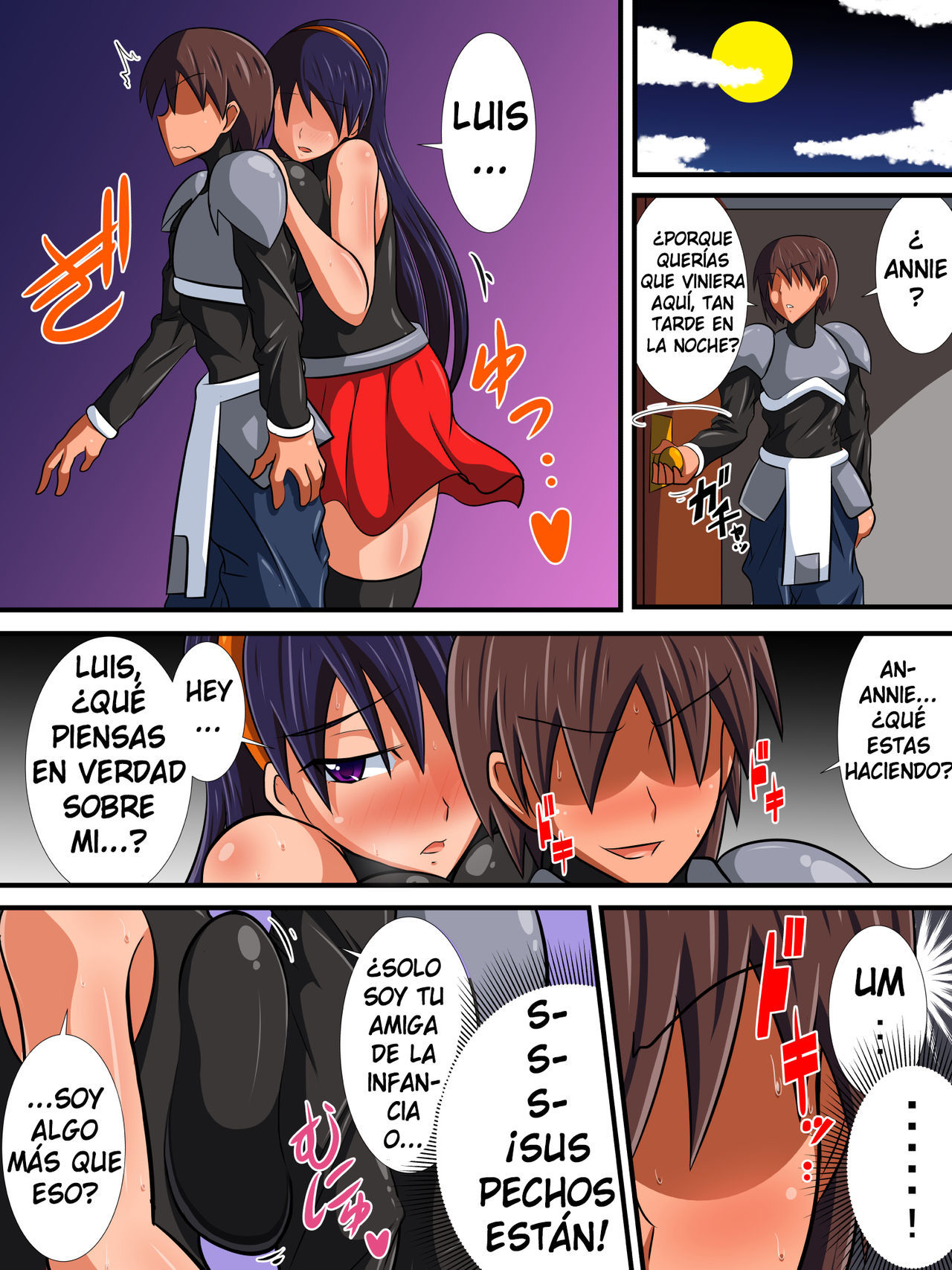 [Haneinu] Osananajimi no Onna Kishi ga Oujo ni Naru Made Kouhen [Spanish] [Yumrod]