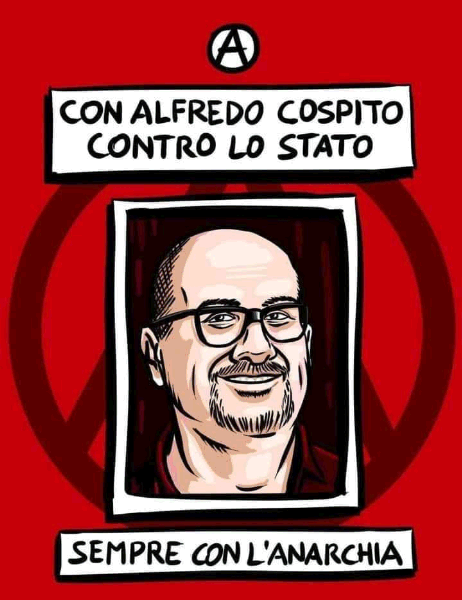 Alfredo Cospito, eroico martire contro lo stato nazifascista Mpdtz17r_o