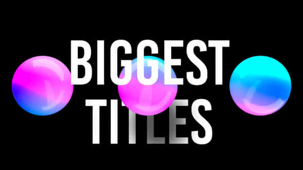 Clean Colorful Typo - VideoHive 40657608