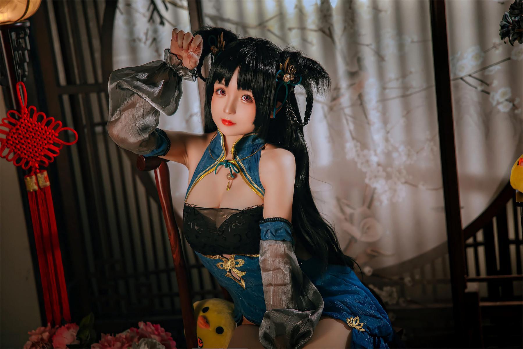 Cosplay Rinaijiao日奈娇 碧蓝航线 大潮旗袍(21)