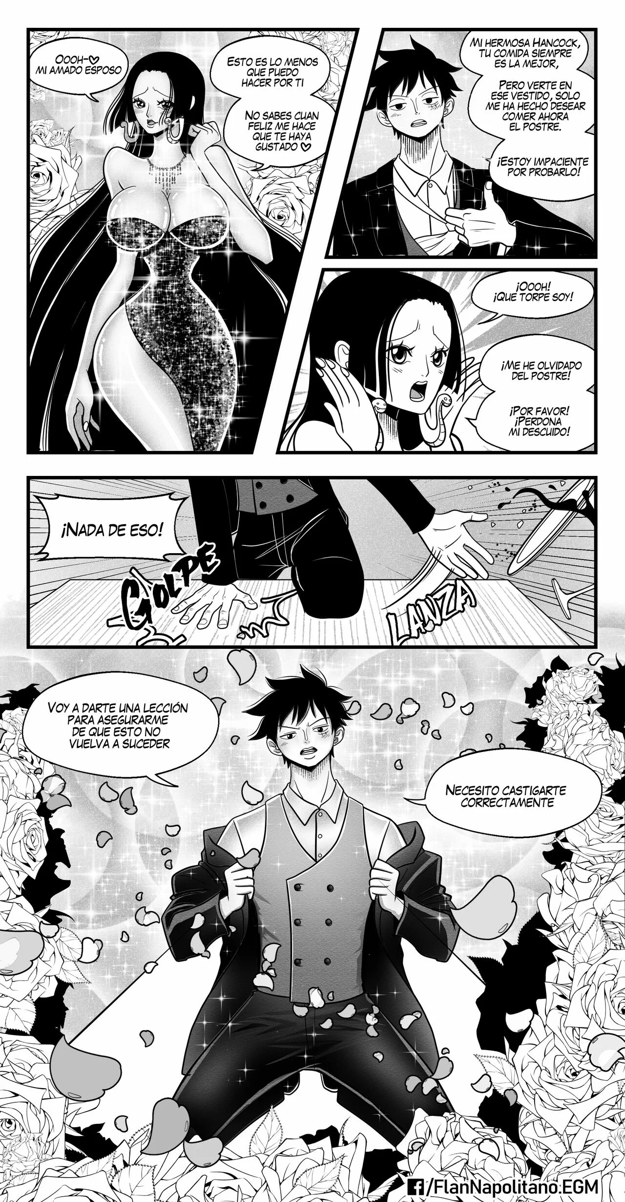 Flan Napolitano - Hancock x Luffy Parte 1 - ElizaGM - 12