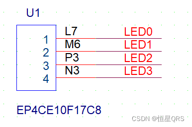 EP410F17C8 LED引脚链接图