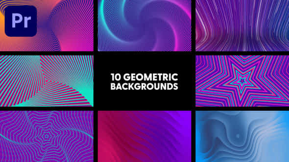 Geometric Backgrounds - VideoHive 42255948