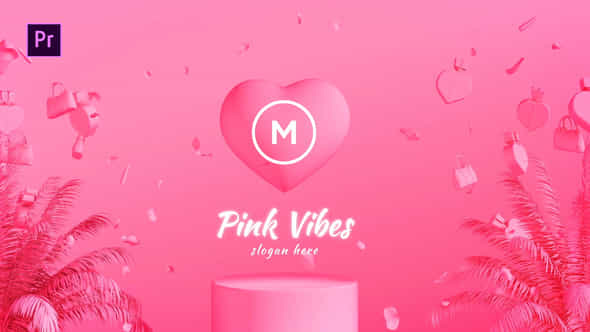 Pink Sweet Logo - VideoHive 47507288