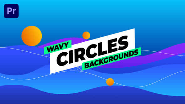 Wavy Circles Backgrounds - VideoHive 51285221