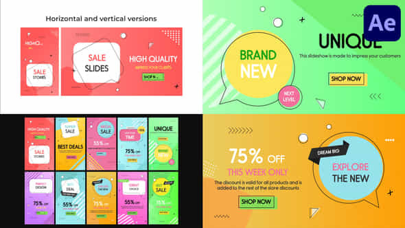 Rounded Sales Slides - VideoHive 44153991