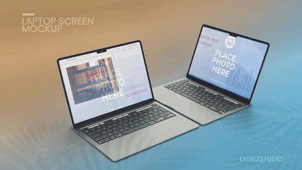 Laptop Screen Display - VideoHive 44746777