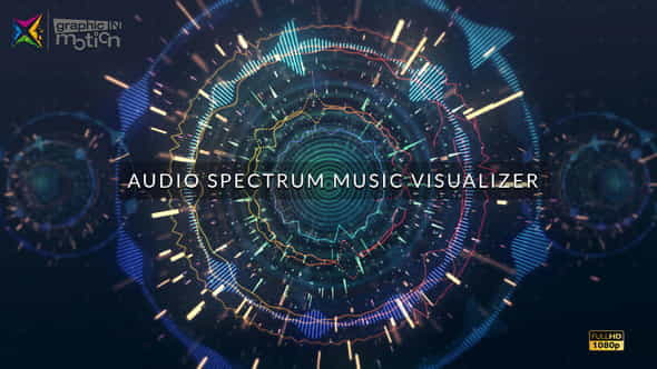 Audio Spectrum Music Visualizer - VideoHive 22546212