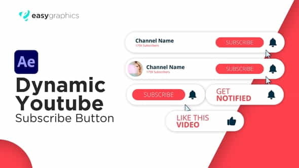 Dynamic Youtube Subscribe Button - VideoHive 30526087