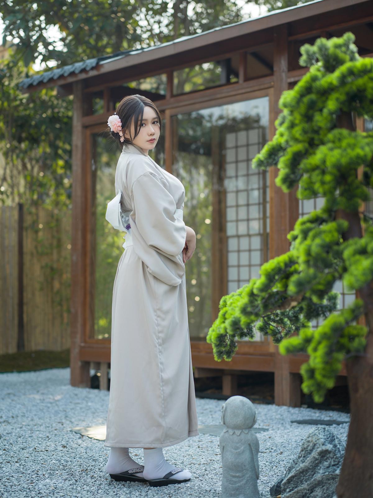 Cosplay 麻花麻花酱 兽耳和服 Kimono Set.01(3)