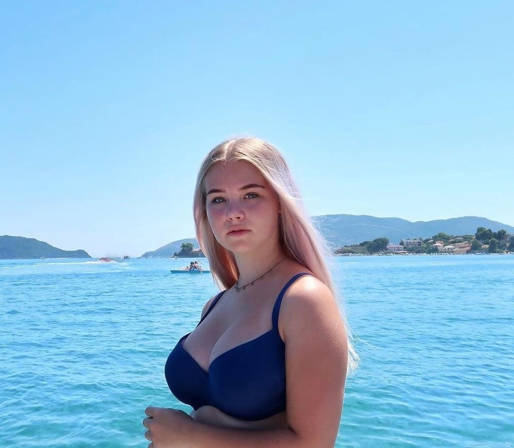 Blonde teen huge boobs-5956