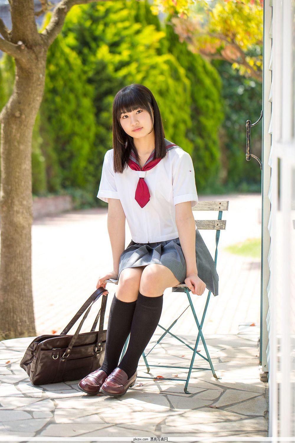 [日本Minisuka.tv写真] 宮丸美 – 小清爽校服 Regular Gallery 4.1(25)