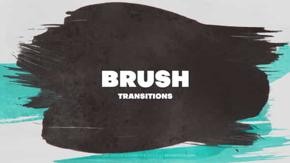 Brush Transitions - VideoHive 37558190