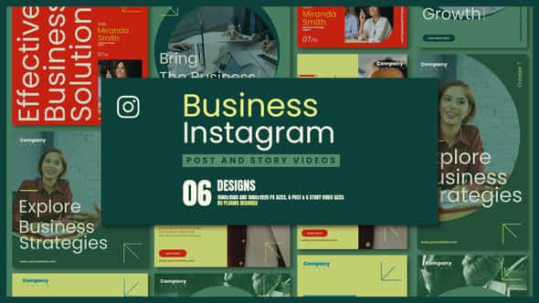Business Instagram Posts - VideoHive 39584054