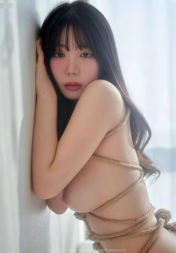 长发美女Wuyo室内SM绳艺无圣光写真2(4)