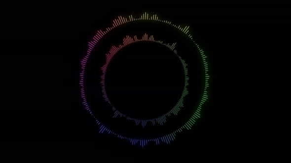 Colored Audio Spectrum Equalizer - VideoHive 28298572