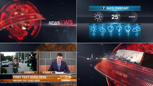 Broadcast Design News Package - VideoHive 14558488