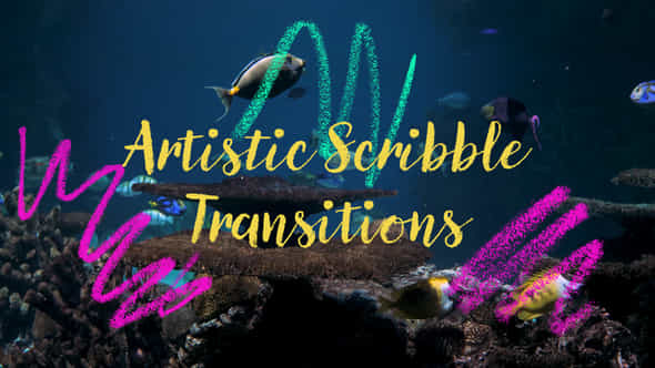 Artistic Scribble Transitions - VideoHive 51628533