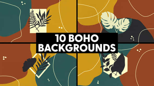 Boho Backgrounds - VideoHive 47784190