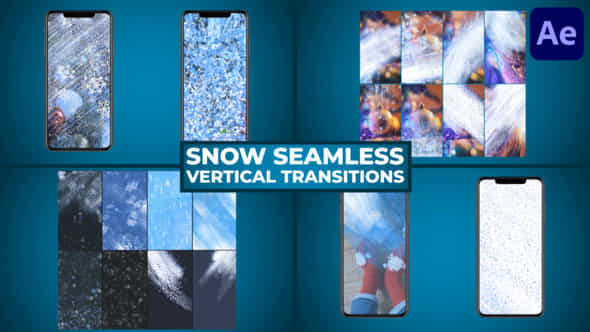 Snow Blizzard Seamless Transitions For After Effects - VideoHive 49939345