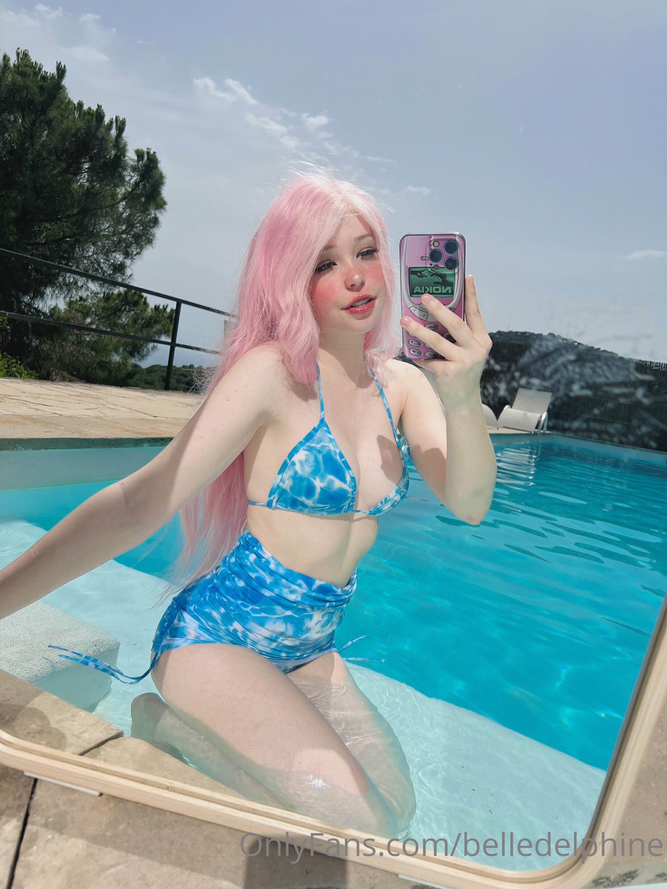 9 Belle Blue Bikini Barcelona Vacation