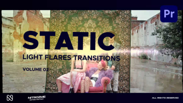 Light Flares Transitions - VideoHive 47398559