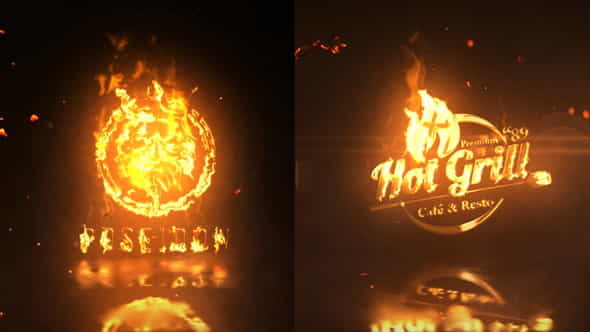 Fire Logo Reveal - VideoHive 36100648