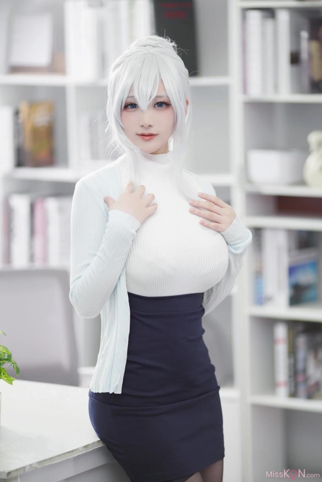 Coser@幼愛Youmeko: 未亡人雪女 (70 photos)(5)
