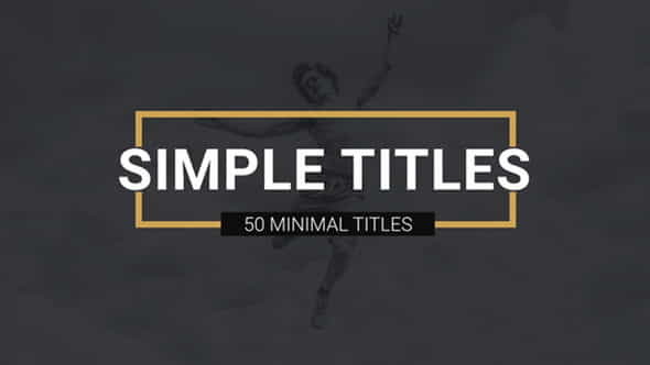 Simple Titles l Lower Thirds - VideoHive 21818185