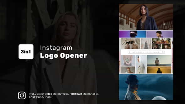 Instagram Logo Opener - VideoHive 38595172