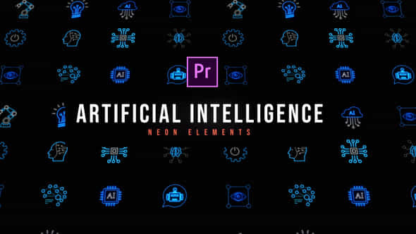 Ai Neon Icons - VideoHive 47199539