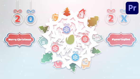 Paper Christmas For Premiere Pro - VideoHive 49698772