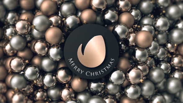 Christmas Balls Logo - VideoHive 25125743