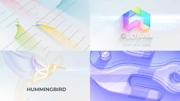 Corporate Glossy Logo 4in1 - VideoHive 35720690