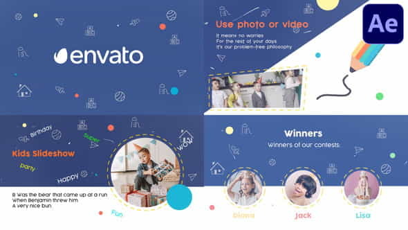 Kids Slideshow | After Effects - VideoHive 36449519