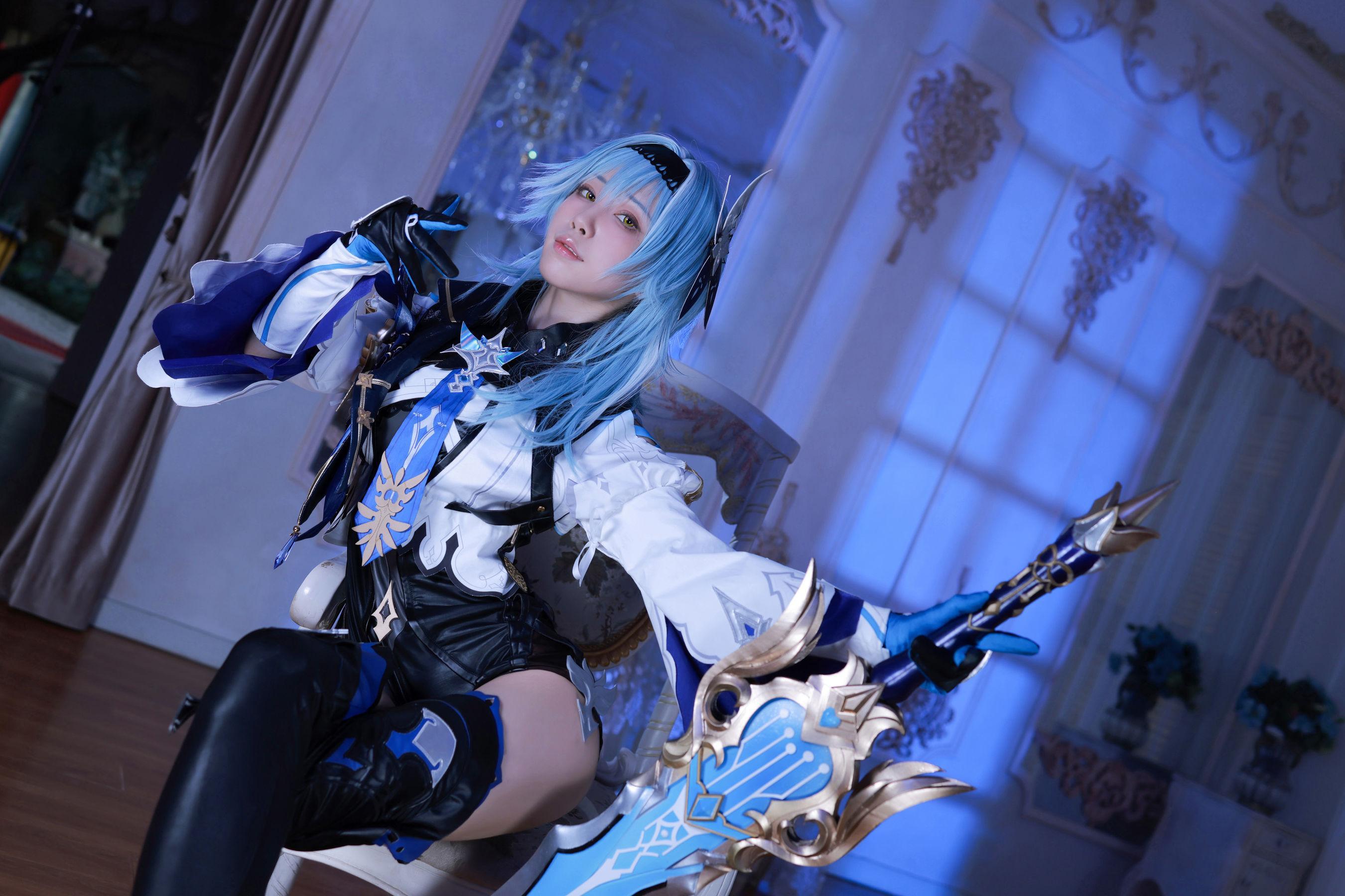 [网红COSER] 动漫博主水淼aqua – 原神优菈 原造(9)