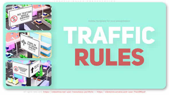 Traffic Rules Presentation - VideoHive 44627188