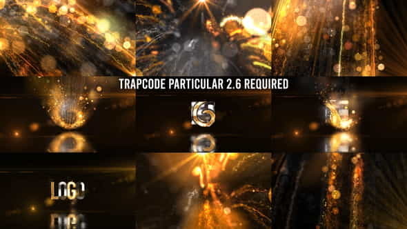 Glowing Particals Logo Reveal 36 - VideoHive 27018084