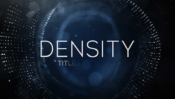 Density Titles - VideoHive 11066479