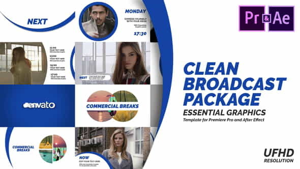 Clean Broadcast Pack - VideoHive 22746291