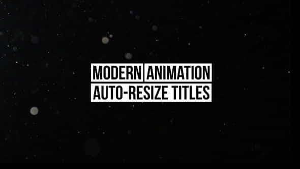 Auto-Resize Titles - VideoHive 43397925