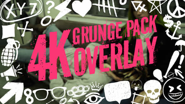 Grunge Pack Overlay 4K - VideoHive 50277754