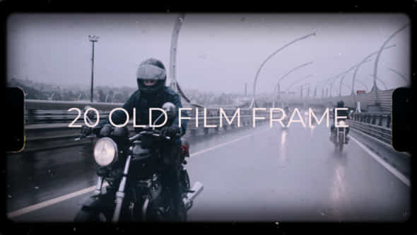 20 Old Film Frame Overlays - VideoHive 54656748