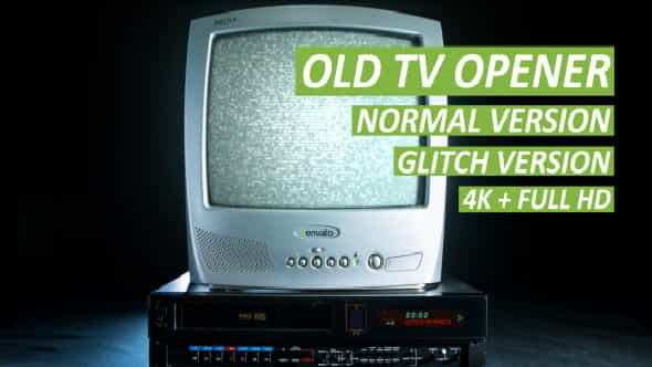 Old TV Opener - VideoHive 11941197